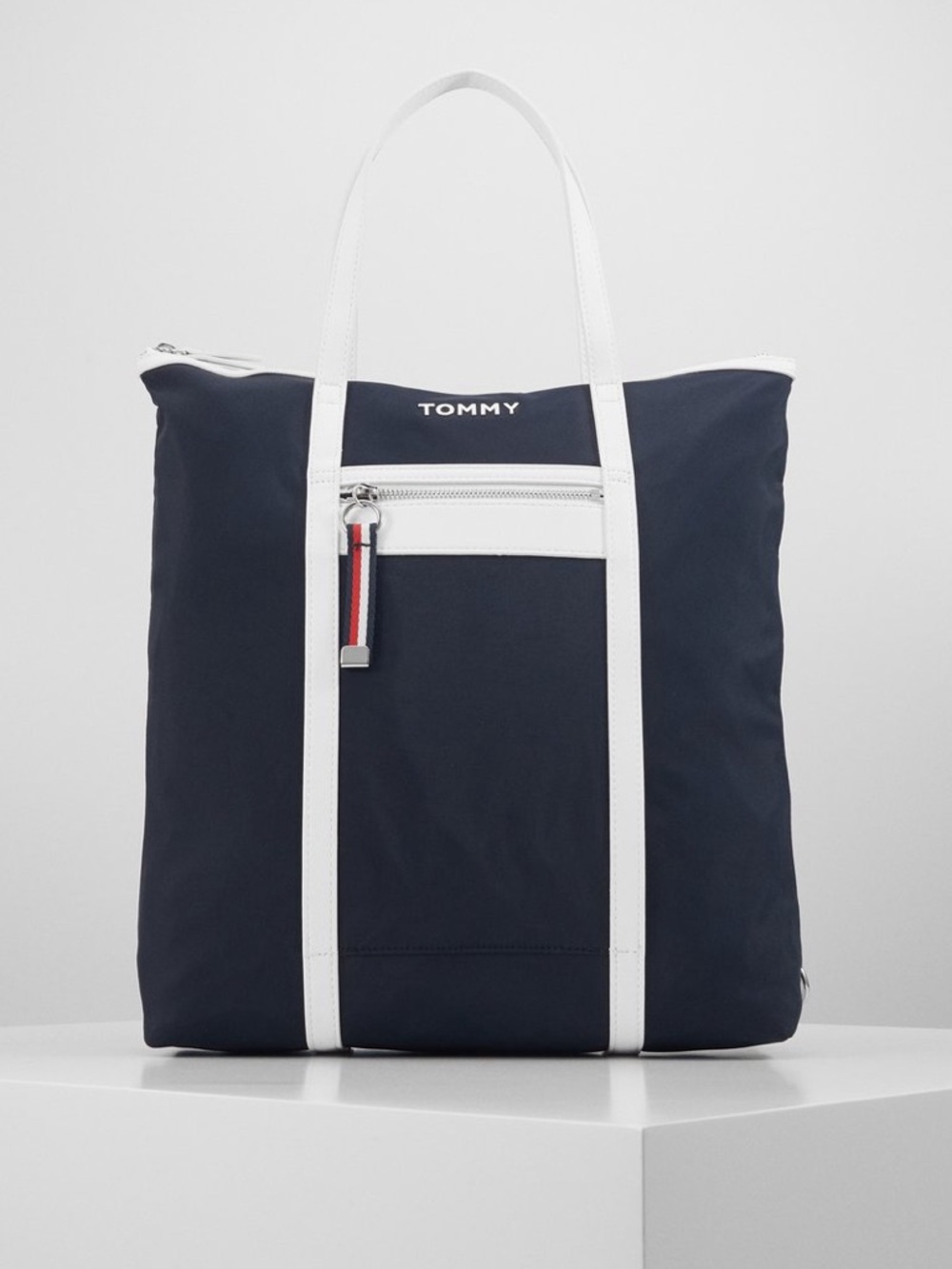 NWOT Tommy Hilfiger Navy & White Tote & Backpack Hybrid Bag